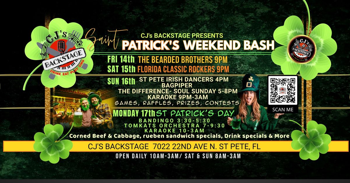 CJ's ST. Patrick's Day WEEKEND!