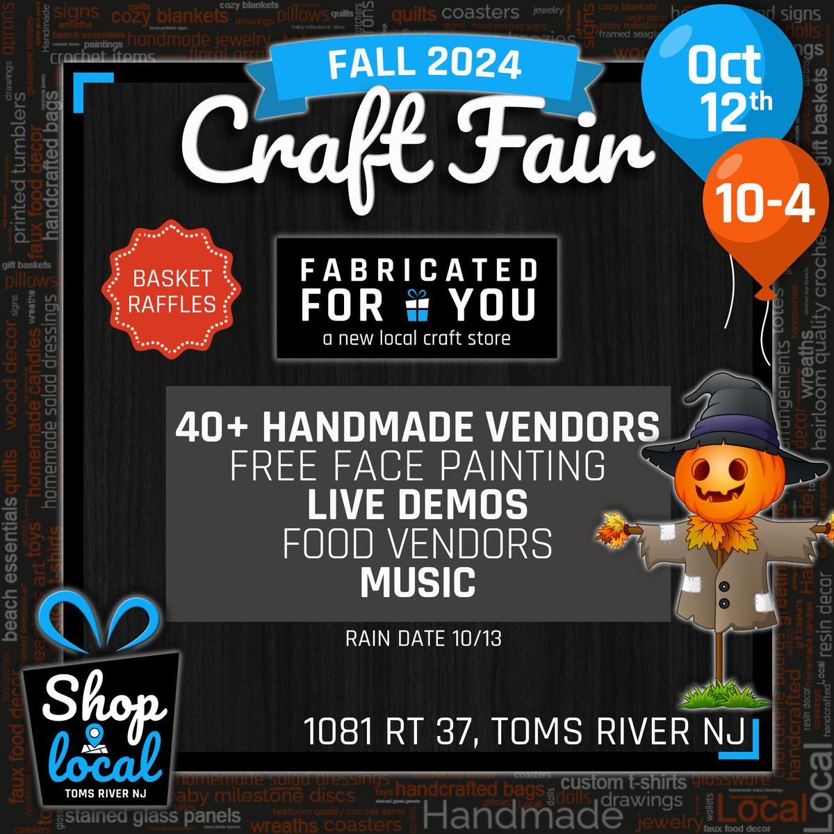 Fall Craft Fair - Craft Store Parking lot