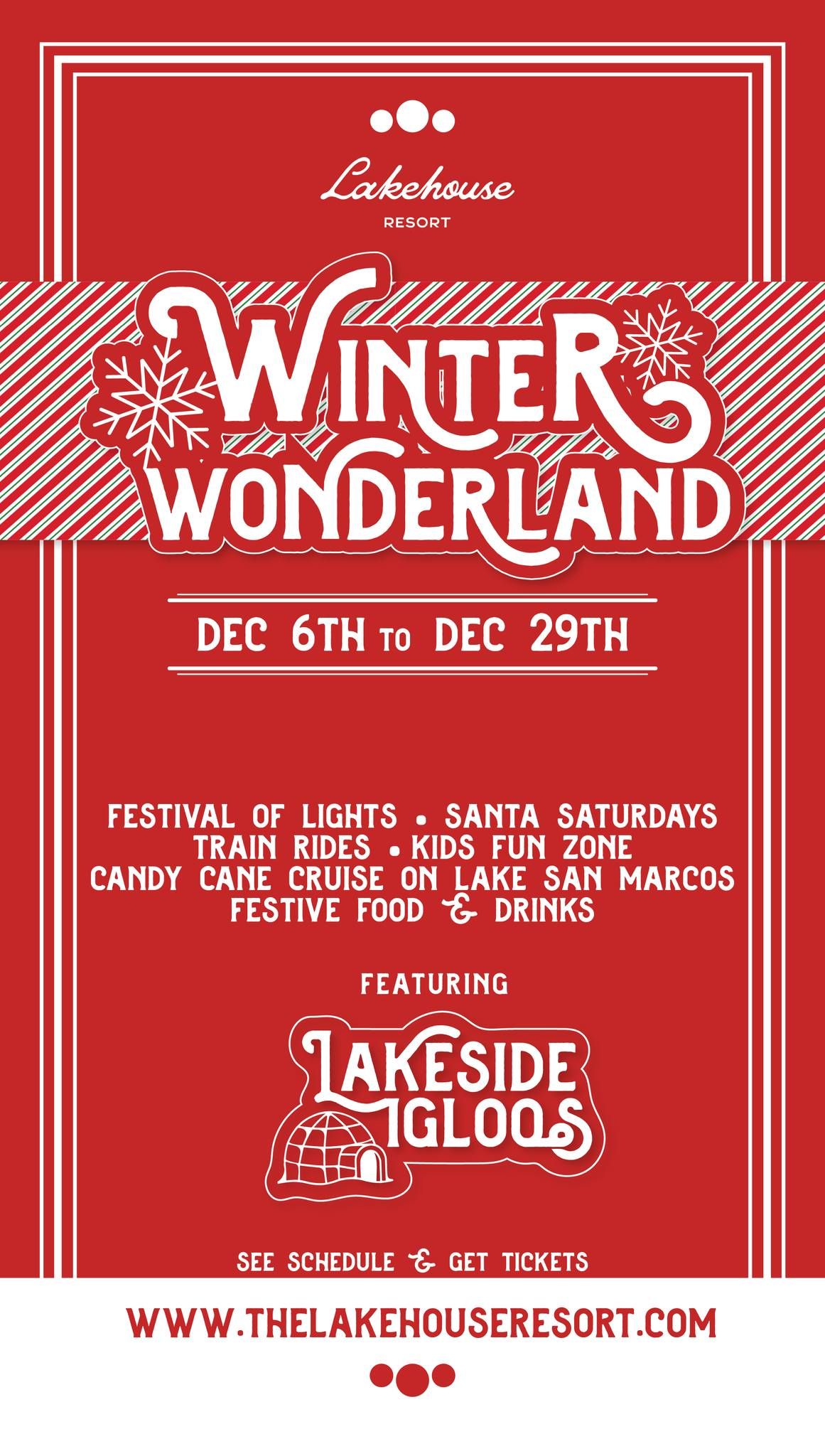 Winter Wonderland at Lakehouse Resort