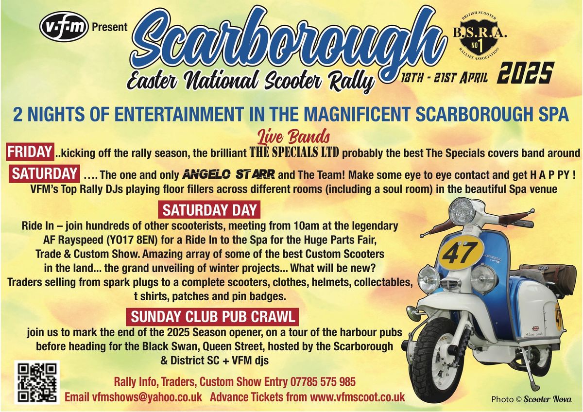 Scarborough Easter National Scooter Rally 2025