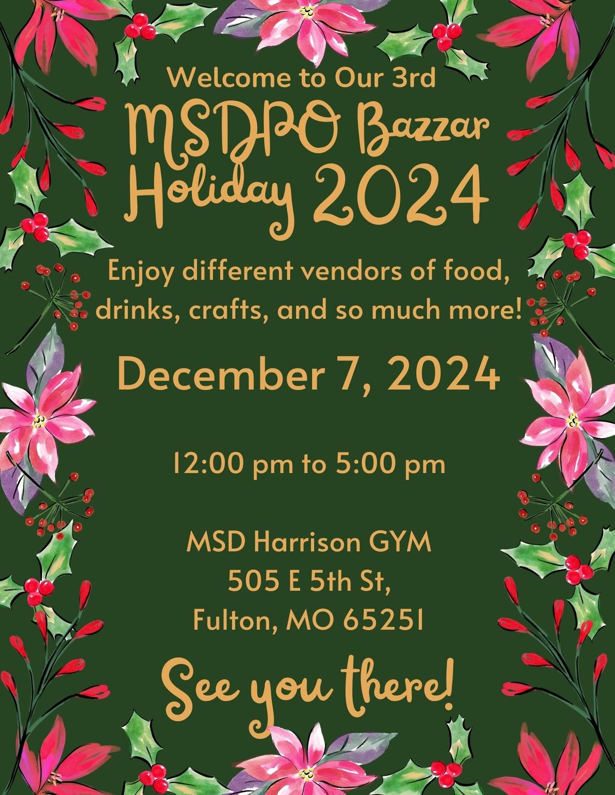 Our 3rd MSDPO Bazaar Holiday