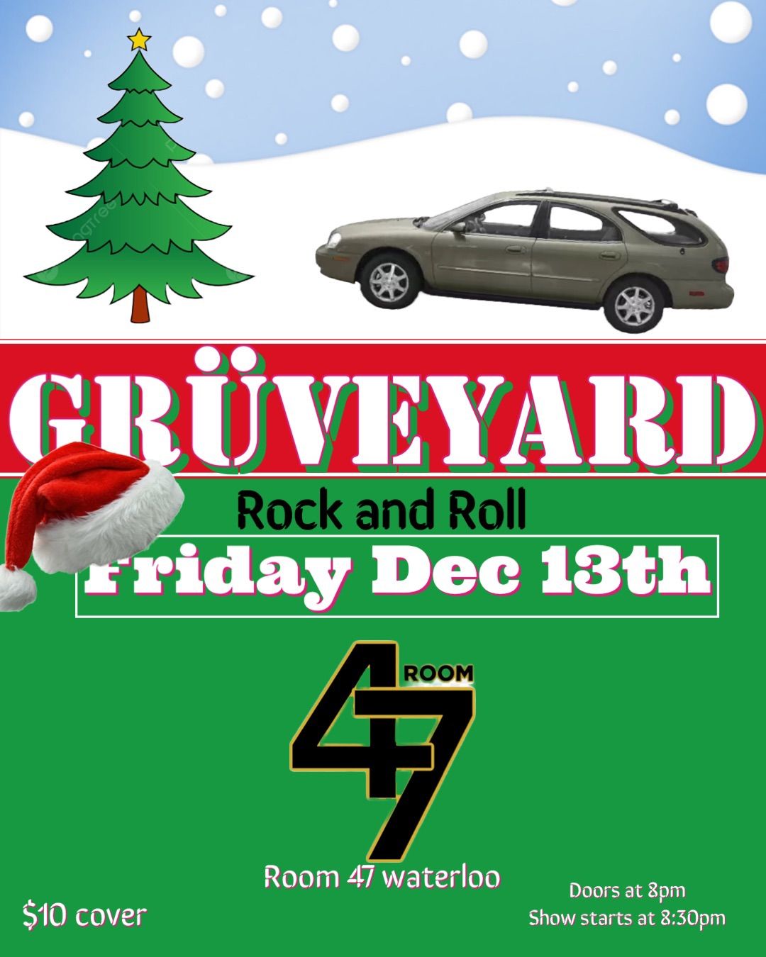 Gr\u00fcveyard Christmas show