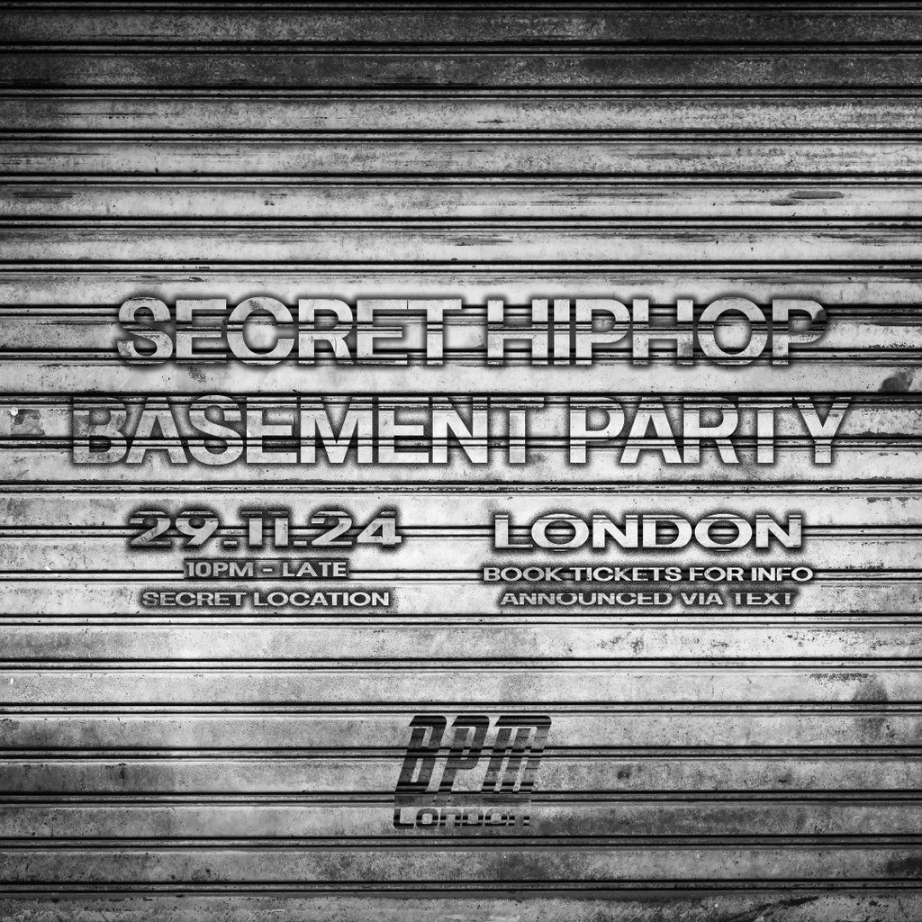 Secret Hiphop Basement Party