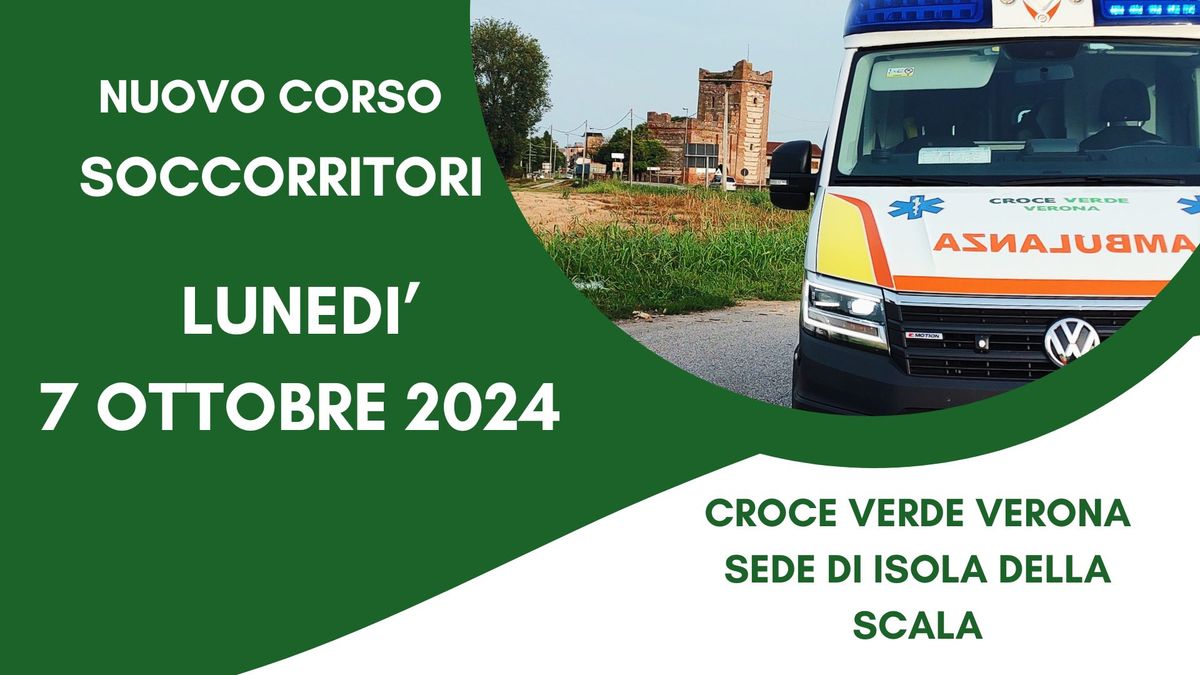 Presentazione corso di formazione per nuovi soccorritori