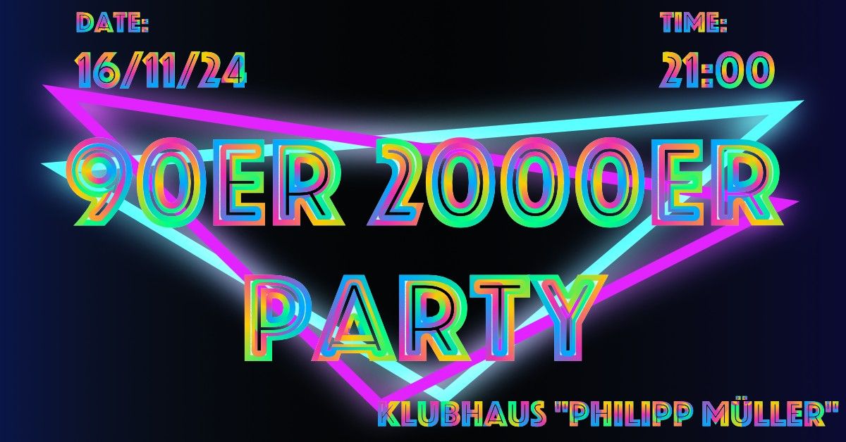 90er 2000er Party