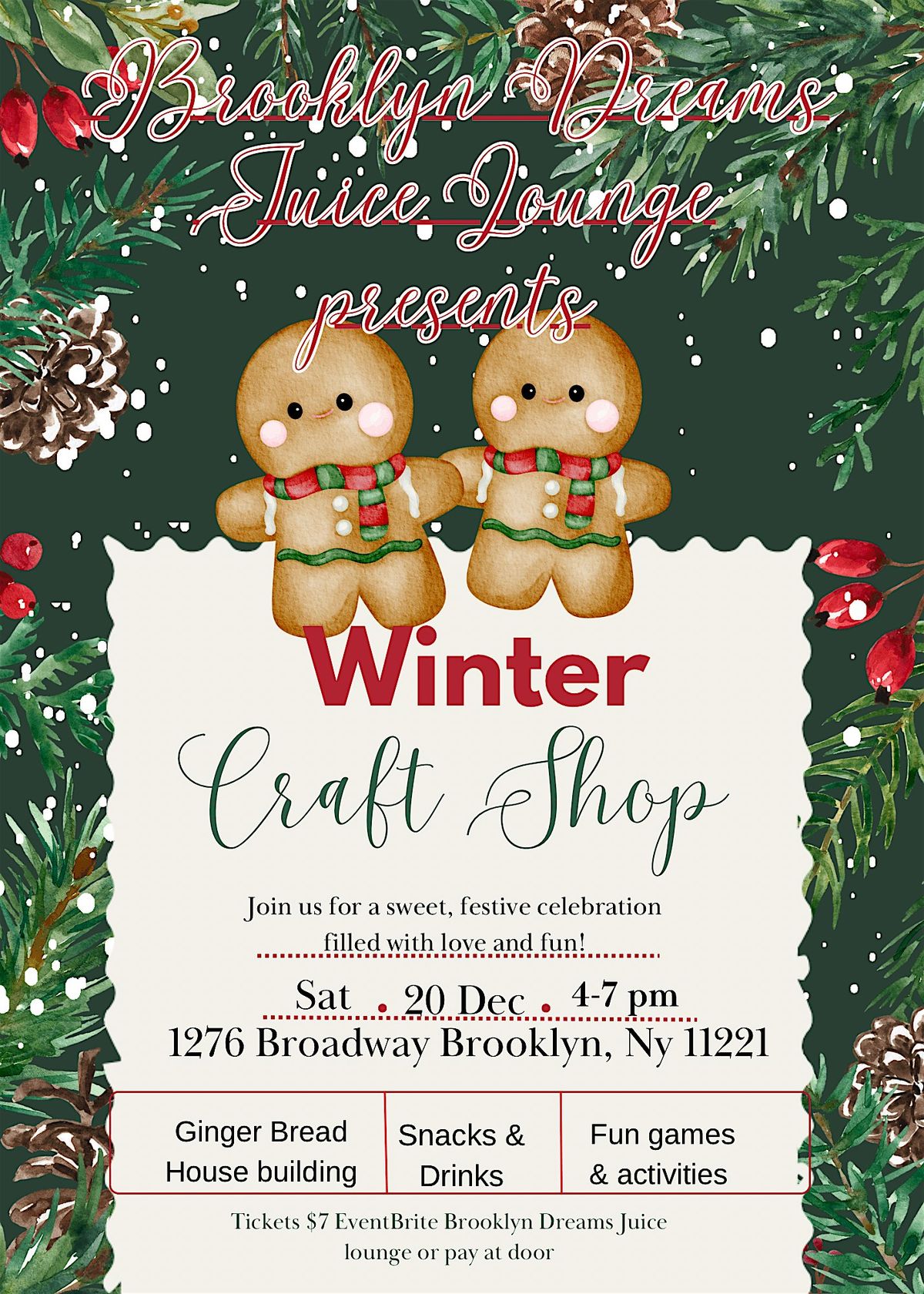 Winter craft shop