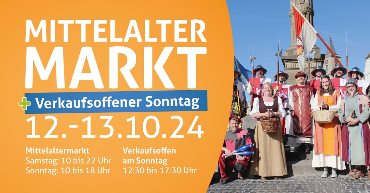 Mittelaltermarkt mit verkaufsoffenem Sonntag