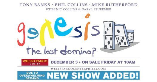 Genesis (New Show Added!)