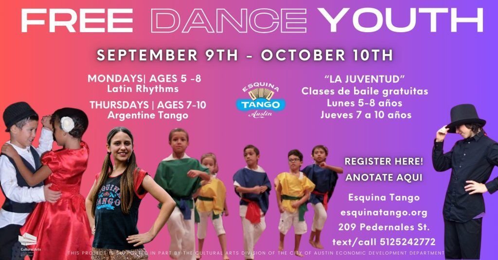 Free \u201cLa Juventud\u201d Youth Dance Classes for kids