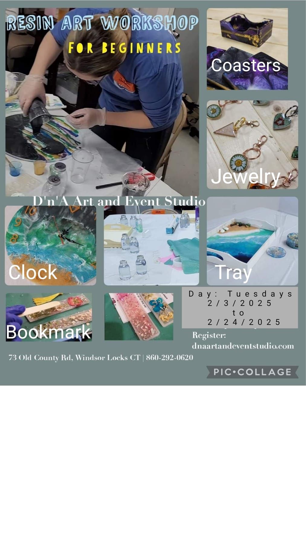 Resin Art Workshop for Beginners