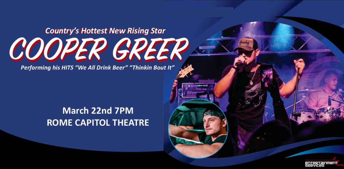 COOPER GREER w\/s\/g Whiskey Creek at The Rome Capitol Theatre