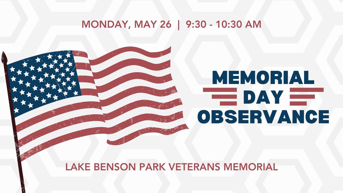 Memorial Day Observance