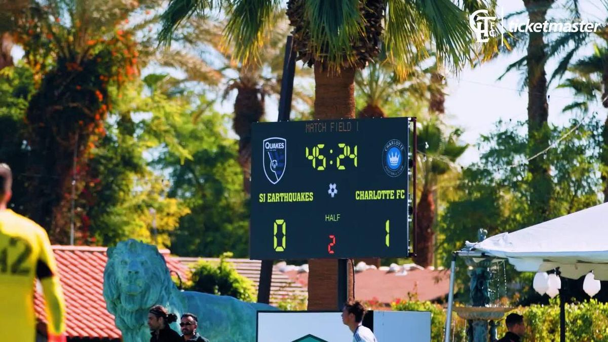 San Jose Earthquakes at Charlotte FC