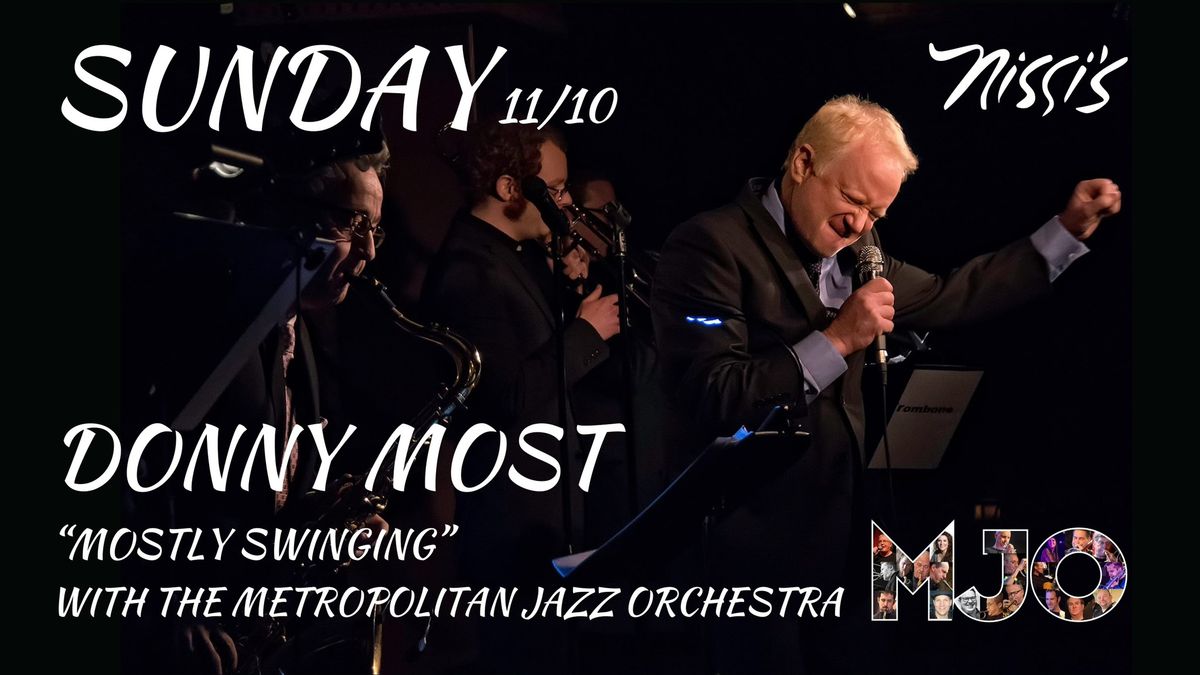 Donny Most \u201cMostly Swinging\u201d with the Metropolitan Jazz Orchestra