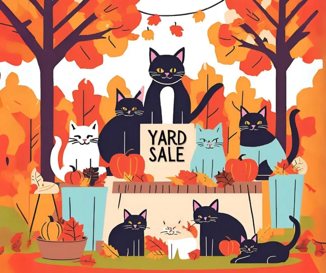 Melly Cat Yard Sale