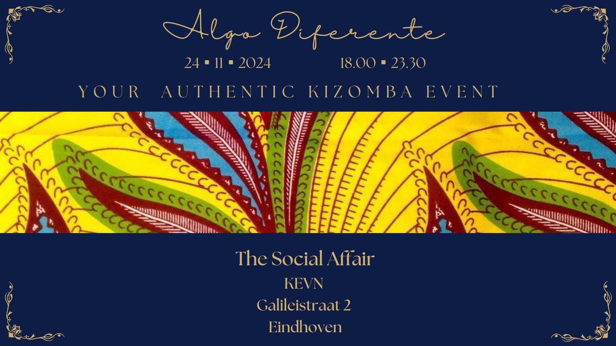 Algo Diferente \u221e The Social Affair \u221e 24\u221911\u221924