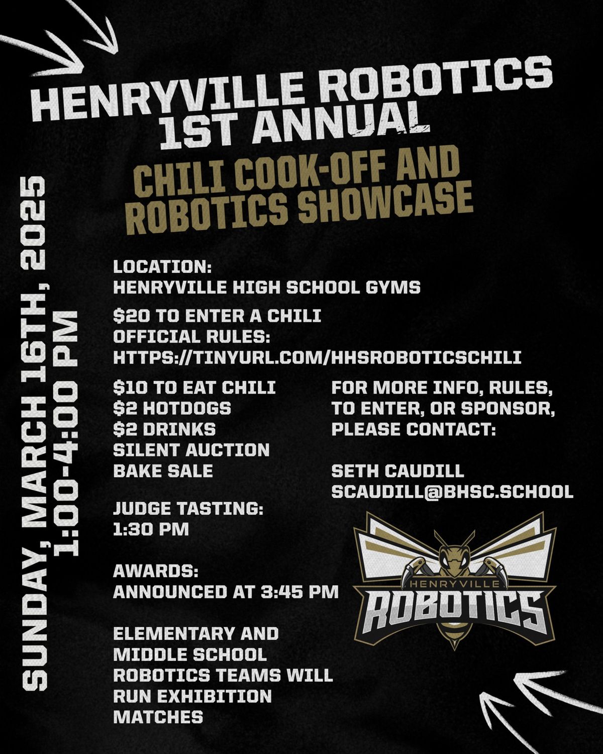 1st Annual Henryville Robotics Chili Cook-Off and Robotics Showcase