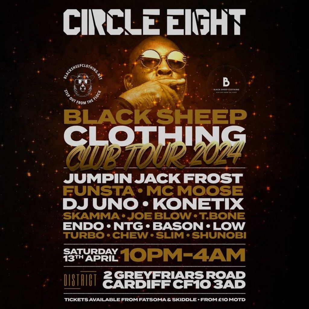 Circle Eight Jumpin Jack Frost Black Sheep Clothing Club Tour