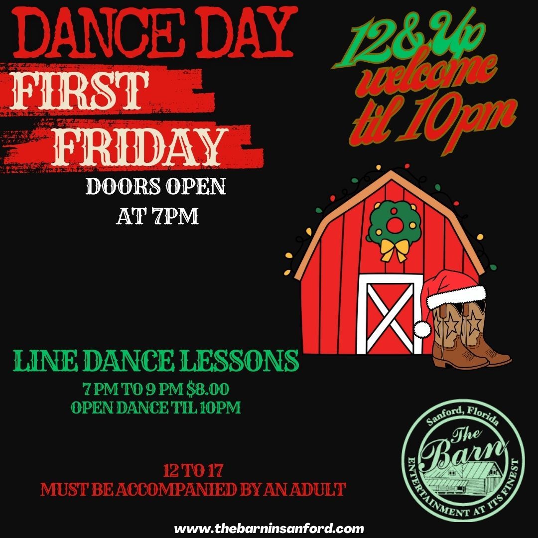 First Friday- Dance Day 12 & Up Welcome