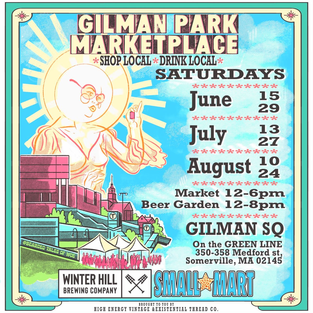 Gilman Park Marketplace w\/ SMALL\u2b50 MART x Winter Hill Brewing