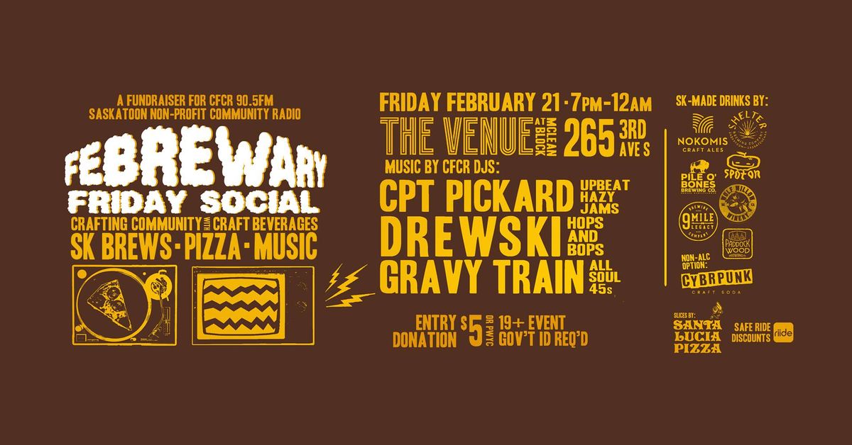 CFCR's "FeBREWary Friday Social" 2025 - Crafting Community with Craft Brews!