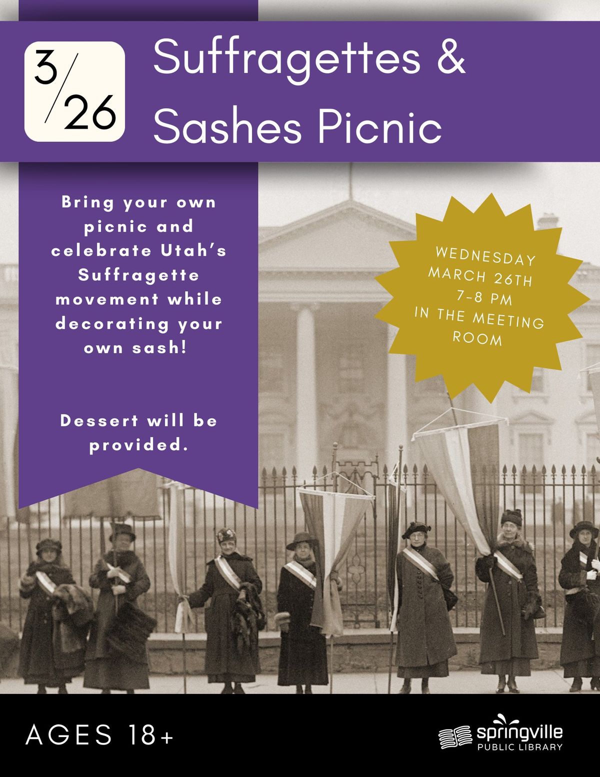 Suffragettes & Sashes Picnic