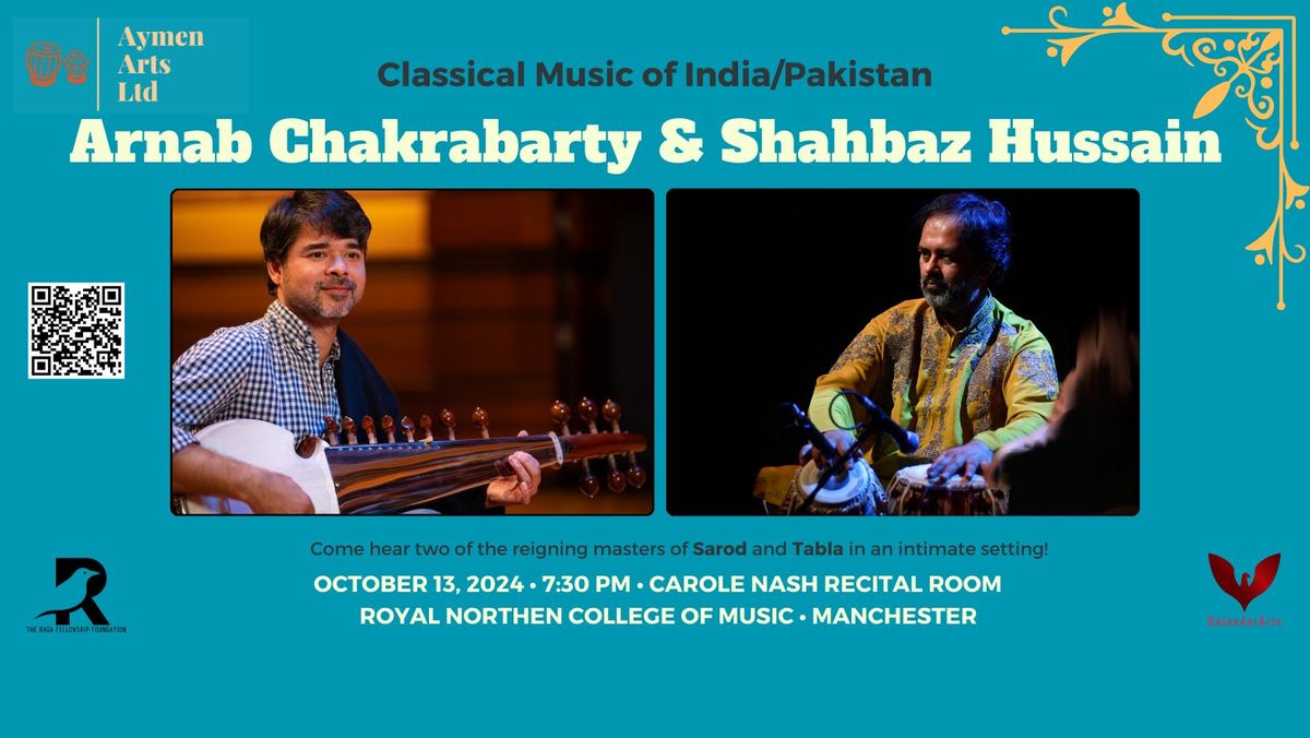 Classical Music of India\/Pakistan: Arnab Chakrabarty & Shahbaz Hussain