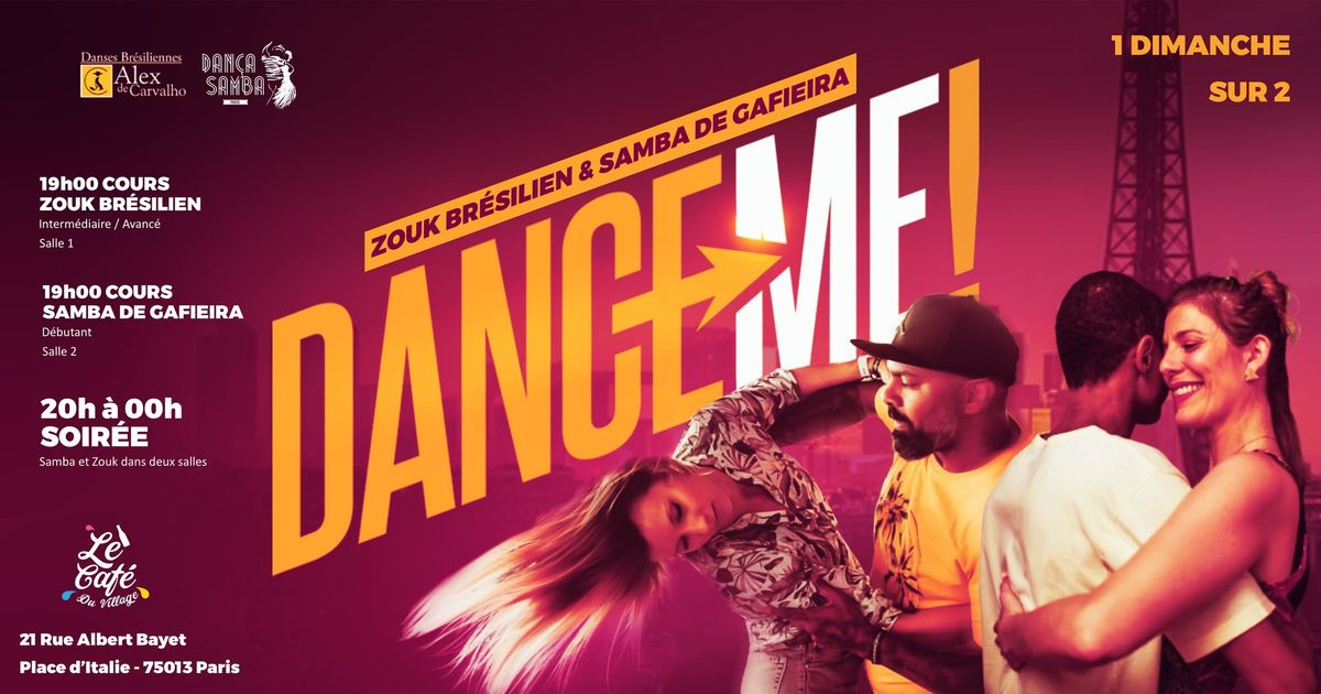 Dance-me! Soir\u00e9e Zouk Br\u00e9silien & Samba de Gafieira \u00e0 Paris!