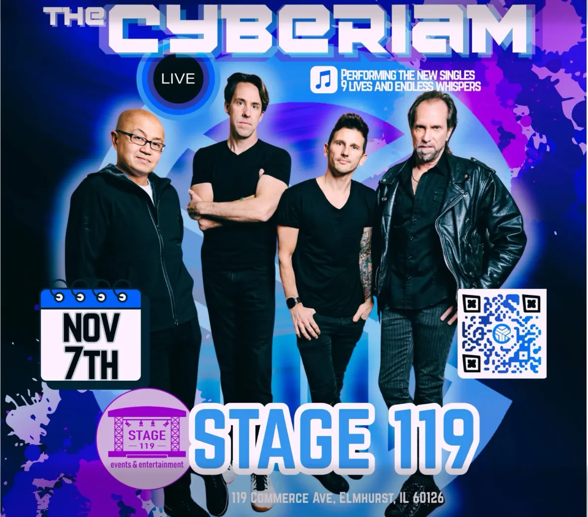 The Cyberiam - Progressive Rock Band with Keith Semple at Stage 119