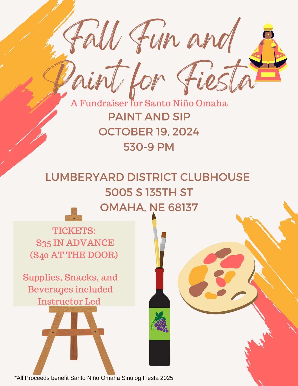 Fall Fun and Paint for Fiesta!