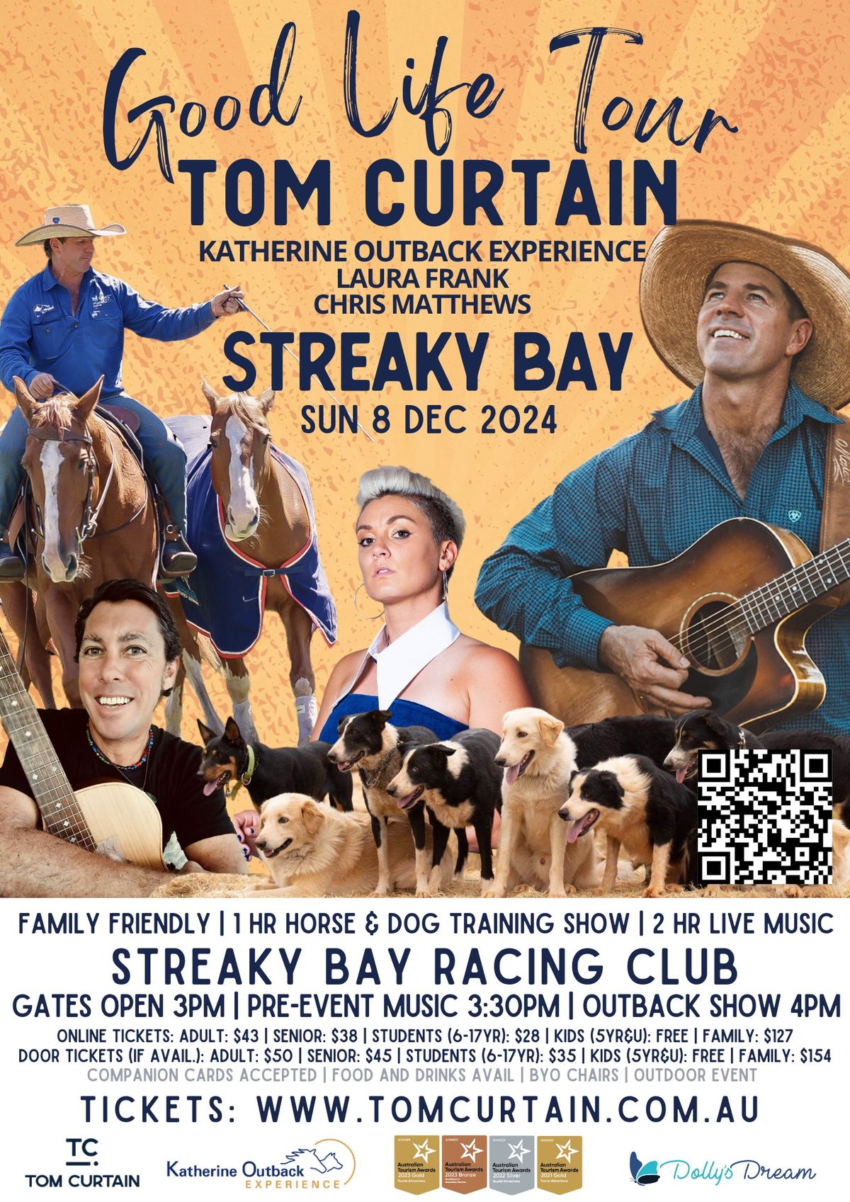 Tom Curtain's Good Life Tour - Katherine Outback Experience @ Streaky Bay