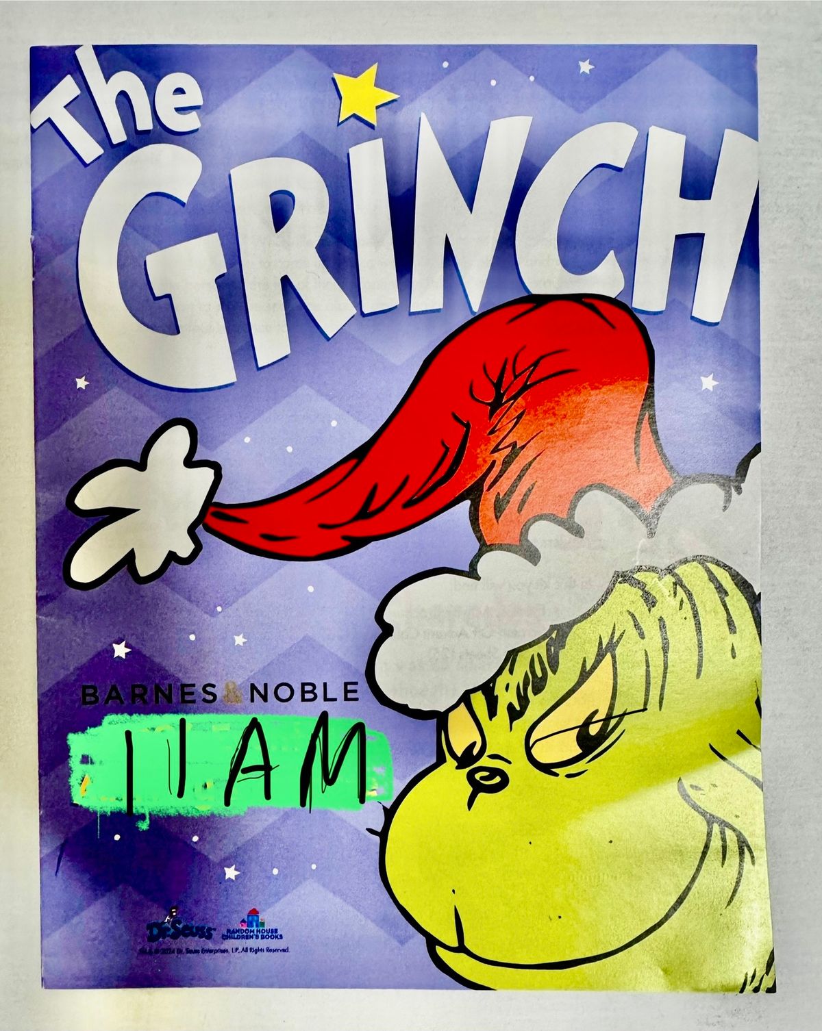 Grinch take over storytime!