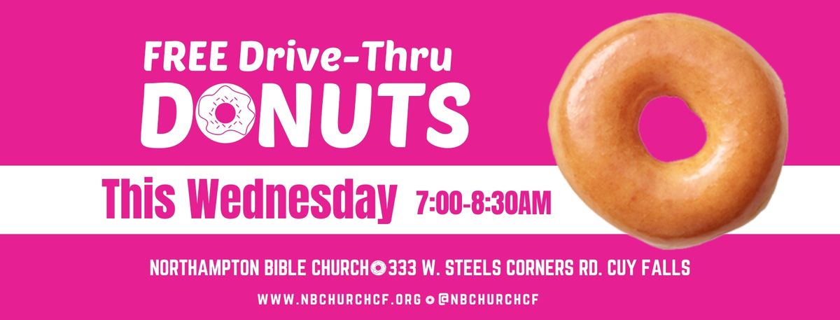 FREE Drive-Thru Donuts & Coffee