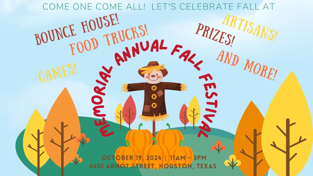 2024 Memorial Fall Festival and Market