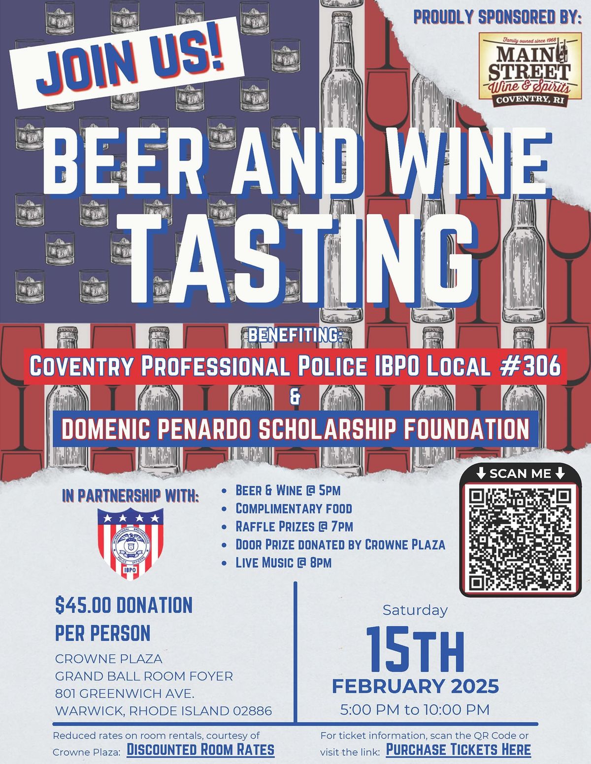 Coventry Professional Police IBPO Local 306 10th Annual Beer & Wine Tasting