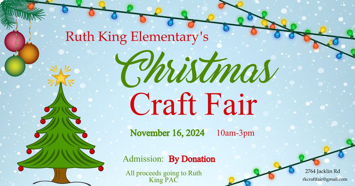 Ruth King Elementary Christmas Craft Fair