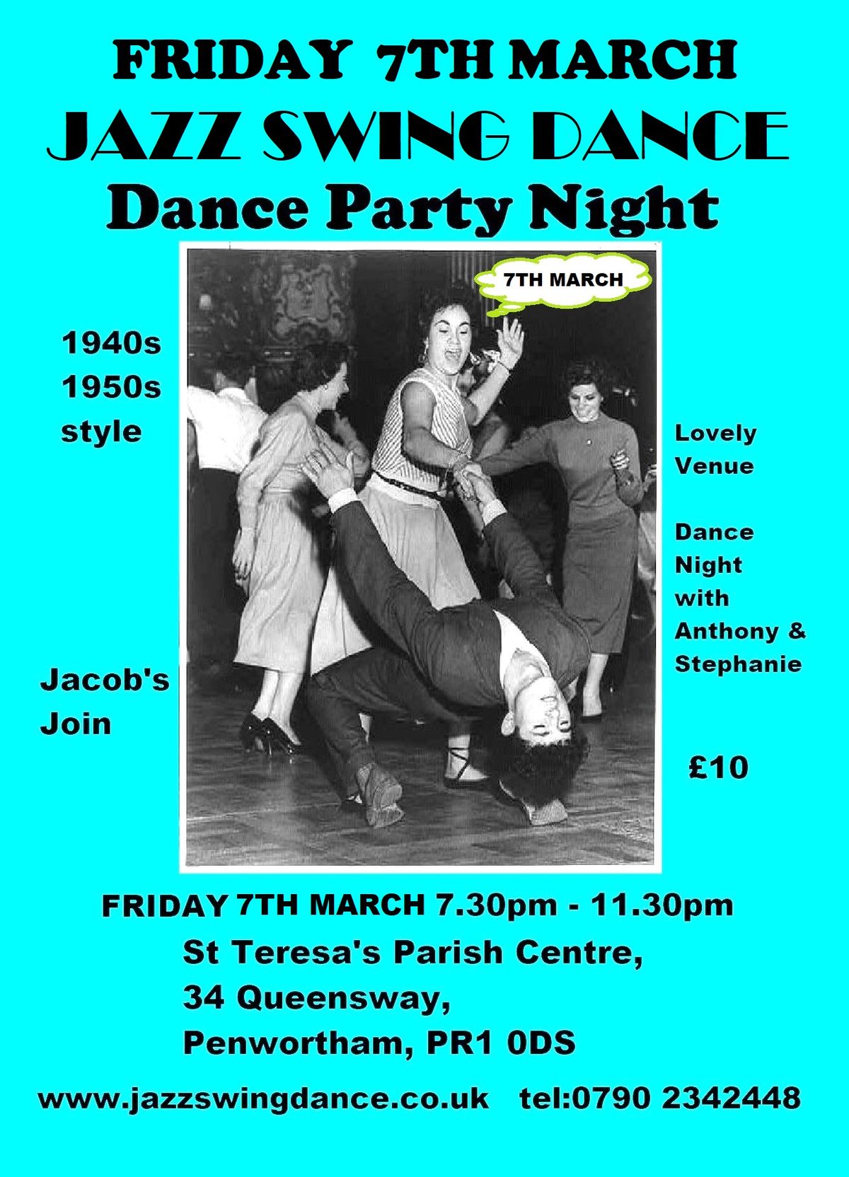 Jive Dance Party - Rock n Roll, Swing, Lindy dance party night