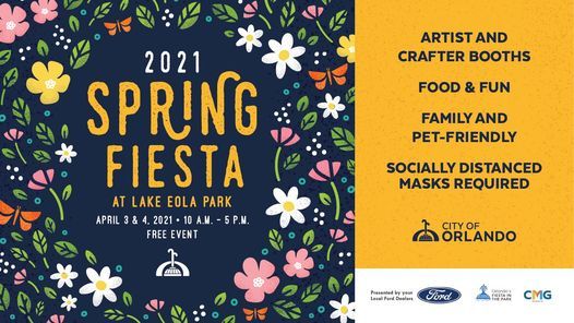 Spring Fiesta in the Park, Lake Eola, Orlando, 3 April to 4 April