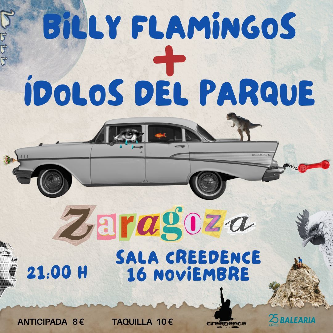 BILLY FLAMINGOS + \u00cdDOLOS DEL PARQUE 