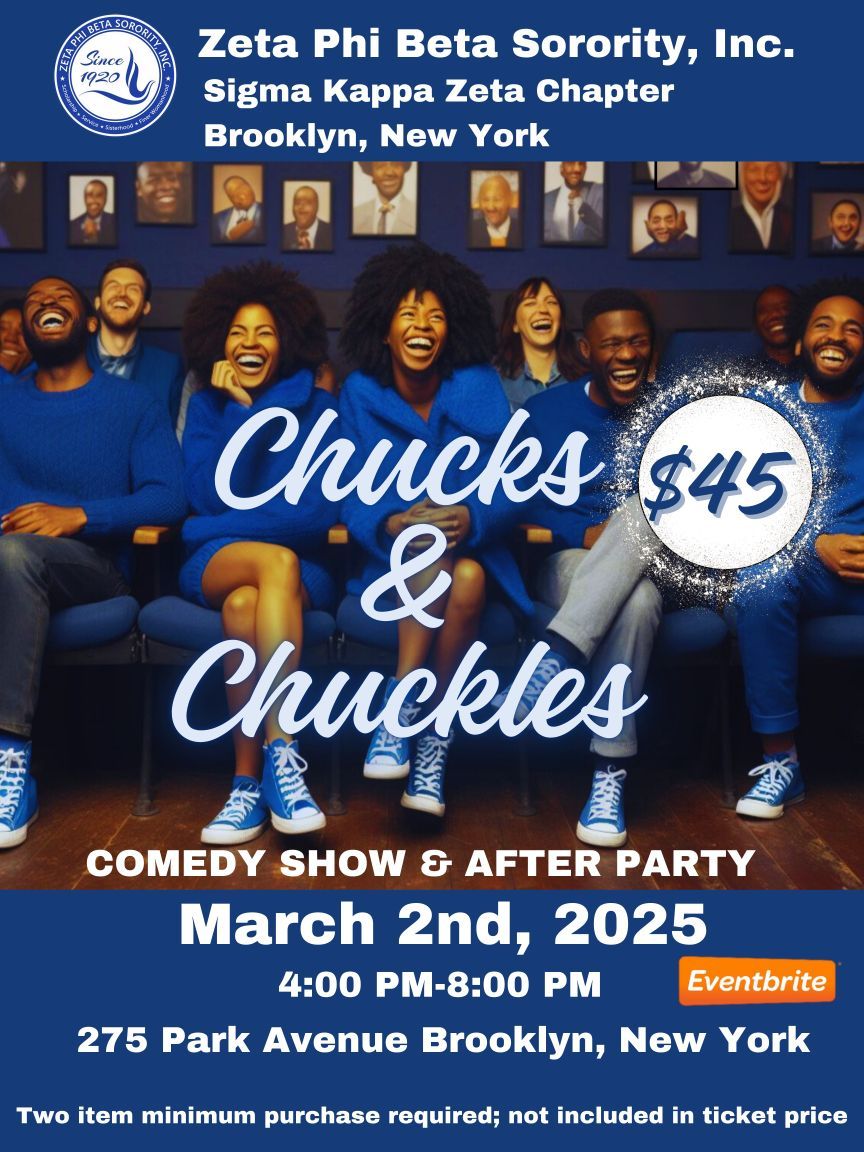 Chucks & Chuckles Comedy Show and After Party 