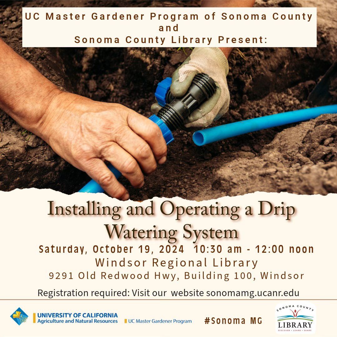 Installing and Operating a Drip Watering System