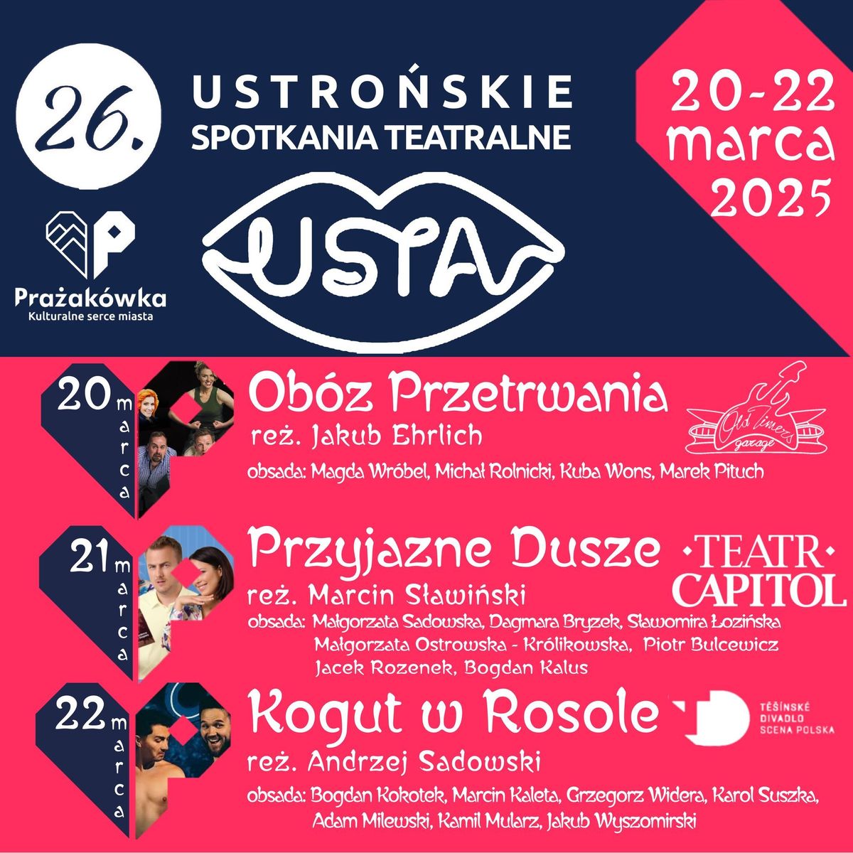 26. Ustro\u0144skie Spotkania Teatralne \u201cUSTA\u201d