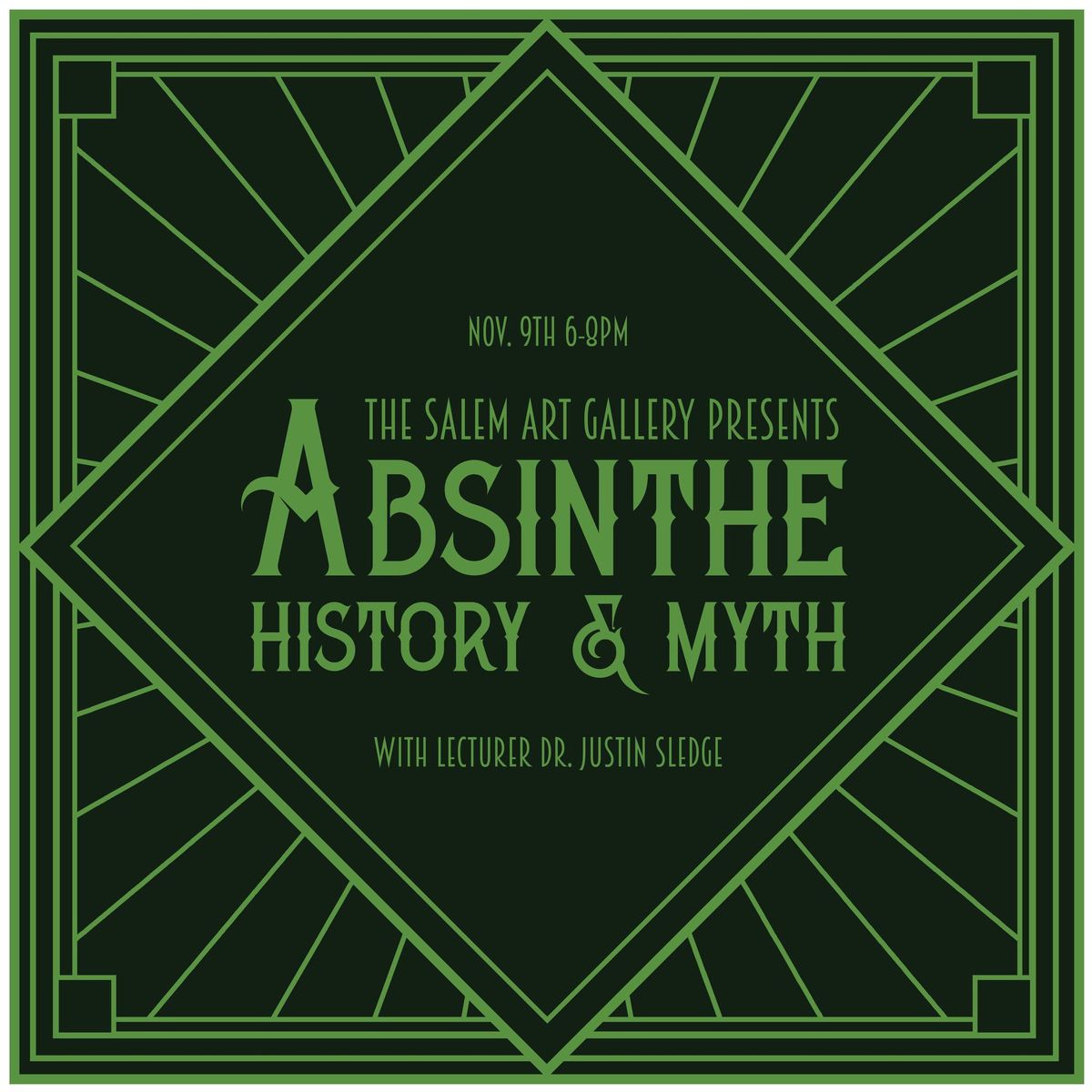 Absinthe: History and Myth (Lecture)