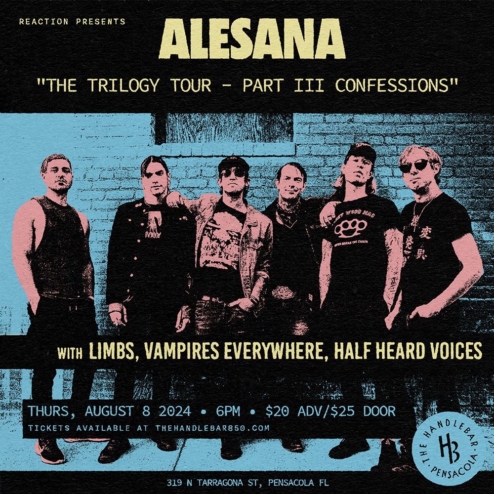 8\/8- Alesana, Limbs, Vampires Everywhere, Half Heard Voices