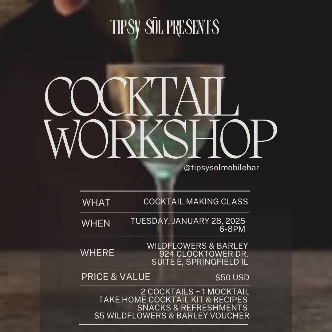 Shake-It Up: Beginner Cocktail-Making Class