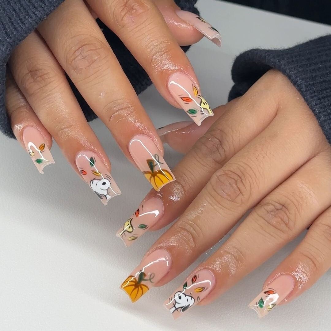 Thanksgiving Nails at Ivy's Nail and Lash