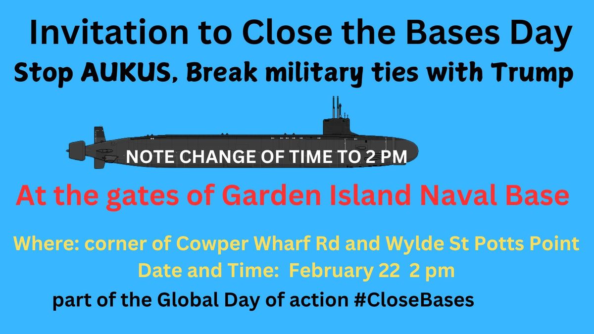 Invitation to Close the Bases Day 