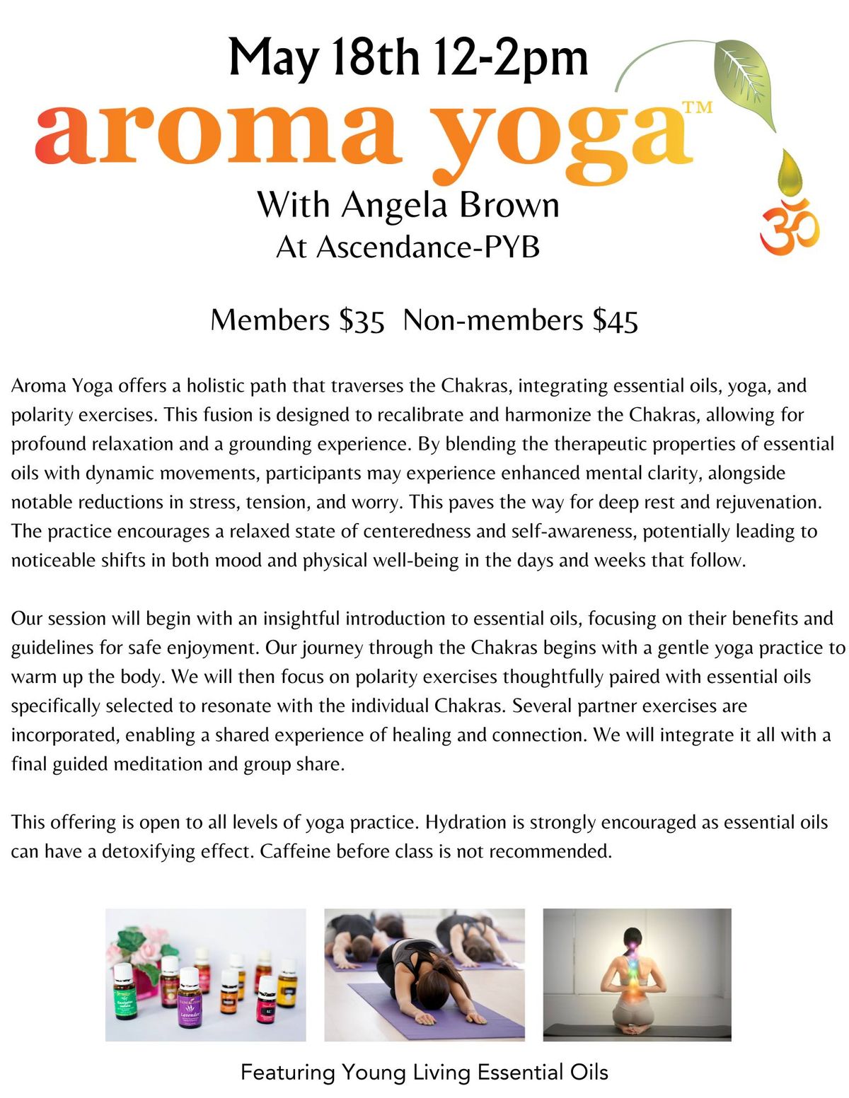Aroma Yoga Workshop