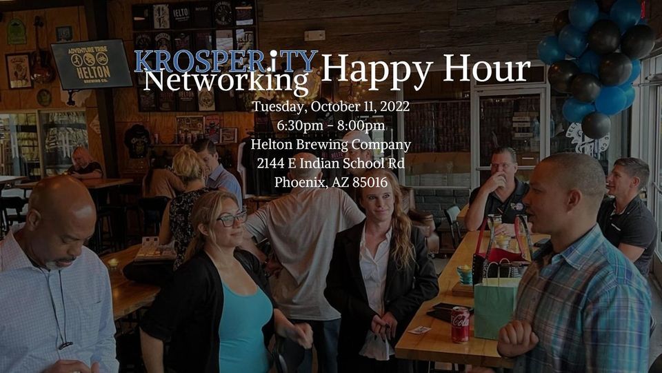 Krosperity Networking Happy Hour Central Phoenix