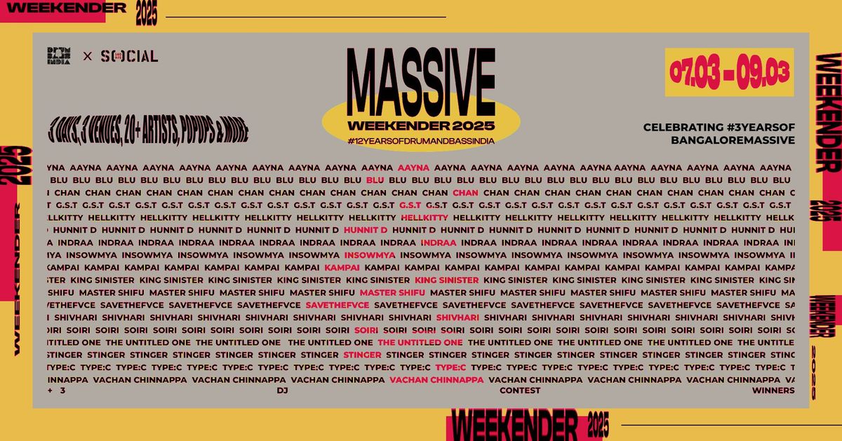 Massive Weekender 2025